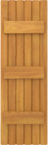 Board &  Batten   Provence  Cypress  Shutters